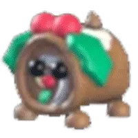 Yule Log Dog