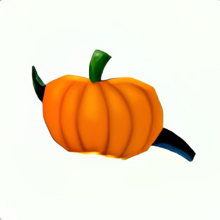 Eco Orange Pumpkin Eyepatch