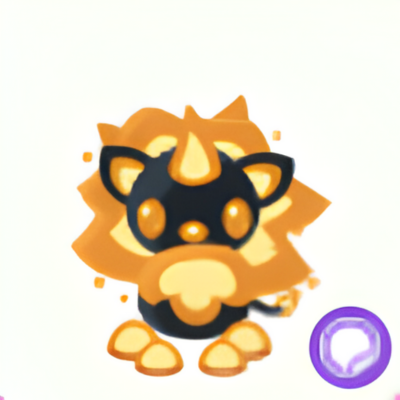 Blazing Lion Animated Sticker