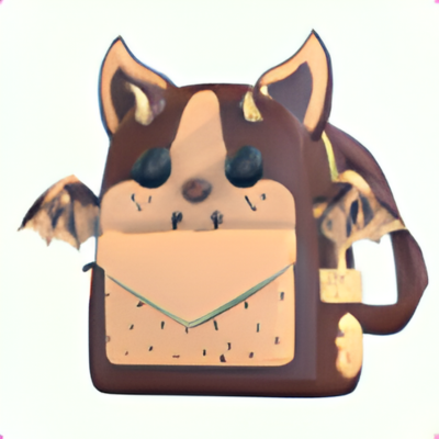 Chocolate Chip Bat Dragon Backpack